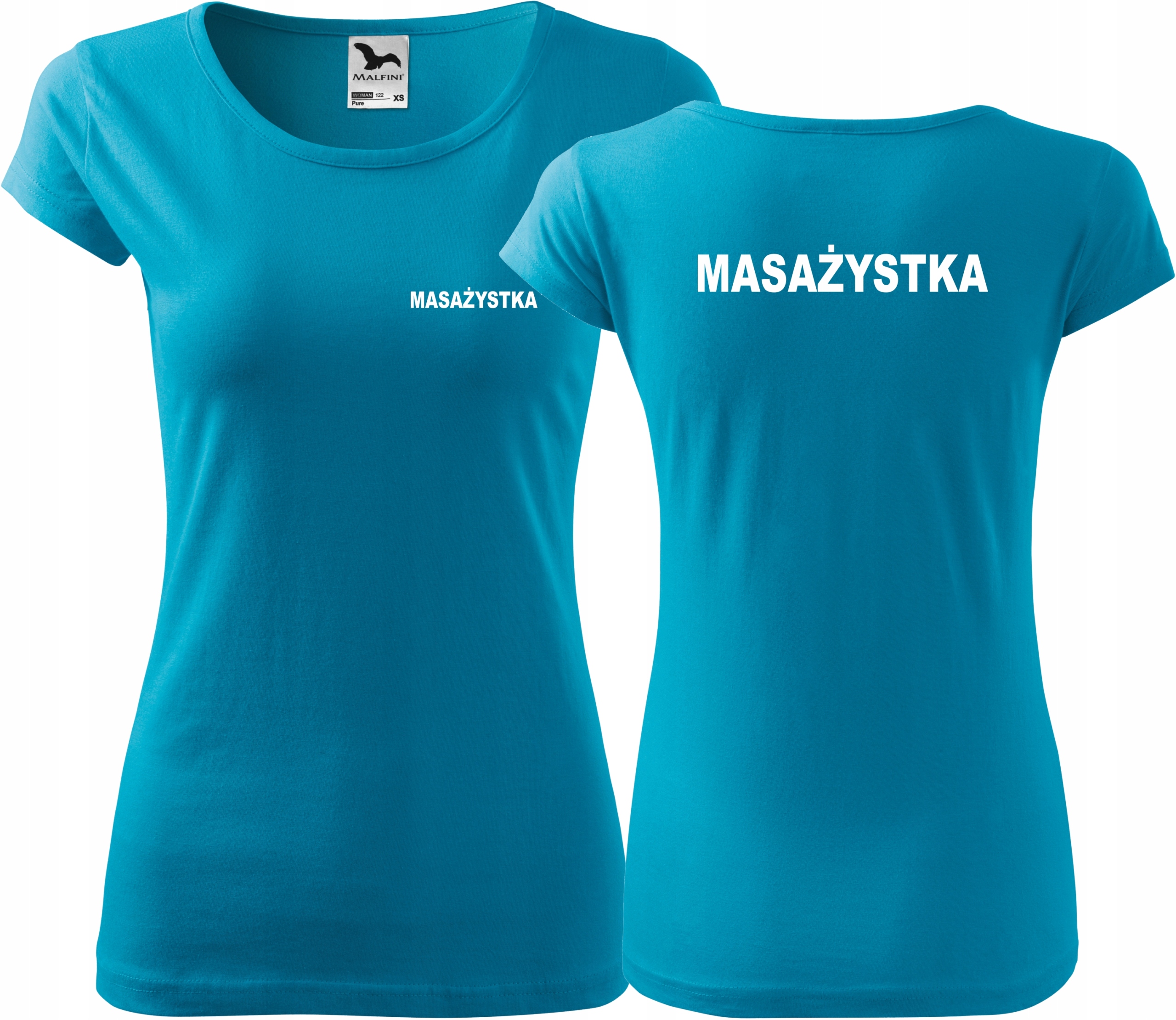 

Damska koszulka medyczna Pure Masażystka jakość