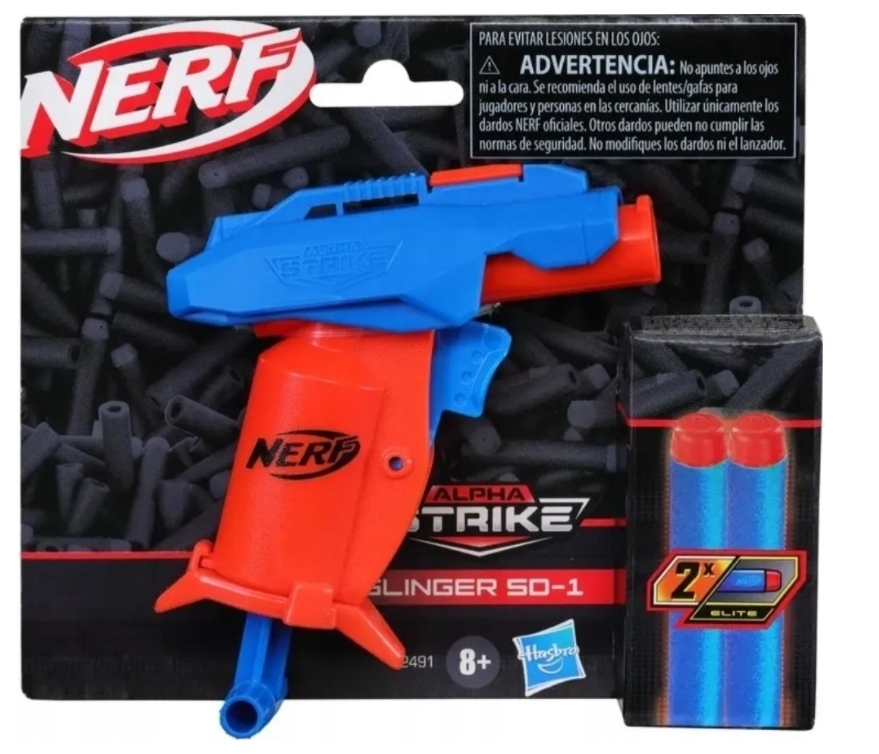 NERF PISTOLET STRZAŁKI ALPHA STRIKE SLINGER SD-1