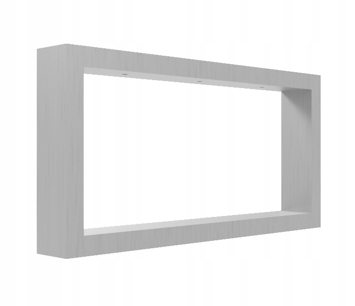 Noha nohy z nehrdzavejúcej ocele pre konzolu, rameno, stôl 40x20 cm, loft