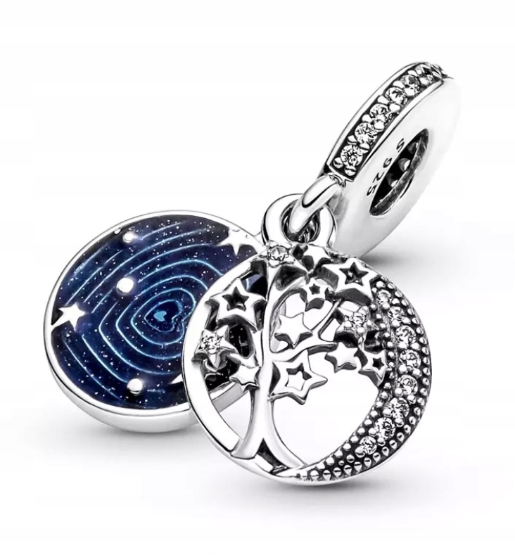 

Charms do Pandora Drzewo Księżyc i Galaktyka