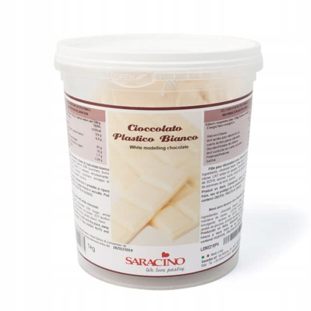Czekolada plastyczna Saracino Biała 1kg