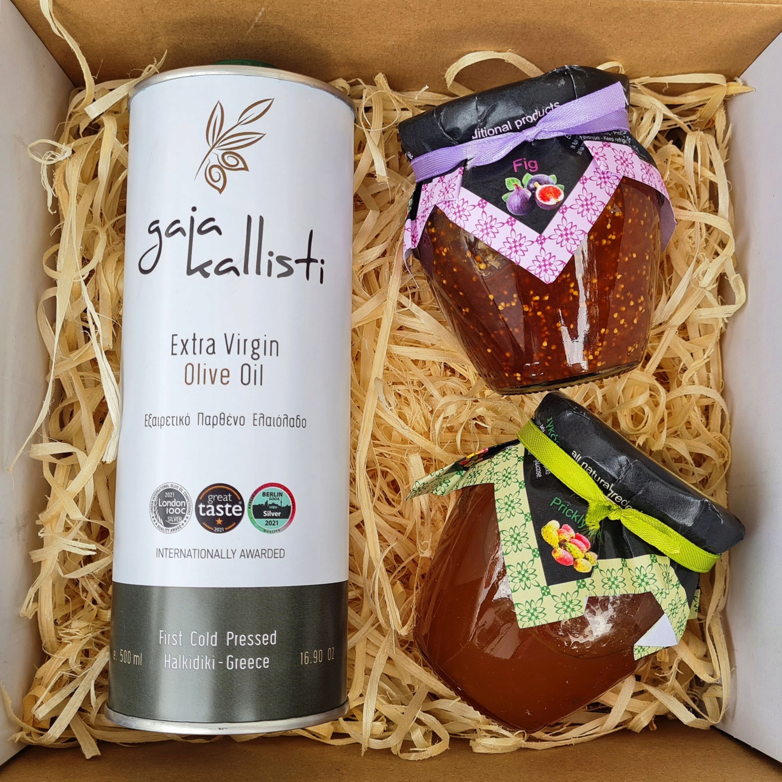 Dárek na Vánoce, pro učitele, pro maminku Olivový olej Gaja Kallisti, džem Řecko