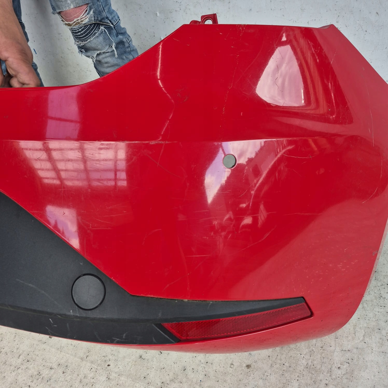 SEAT LEON III 5F FR HB 12- bumper rear part rear PDC