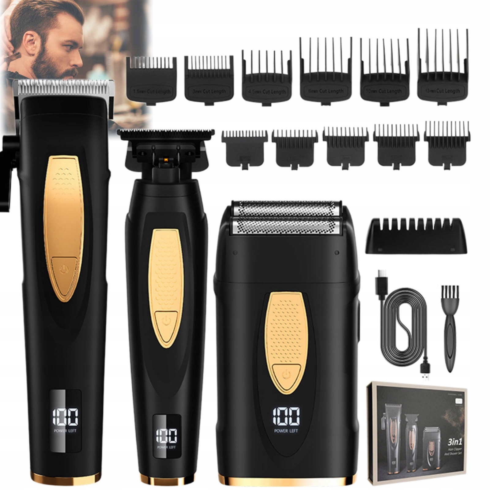 Stříhací Strojek Na Vlasy S Vysokou Silou A Zaoblenými Čepelemi