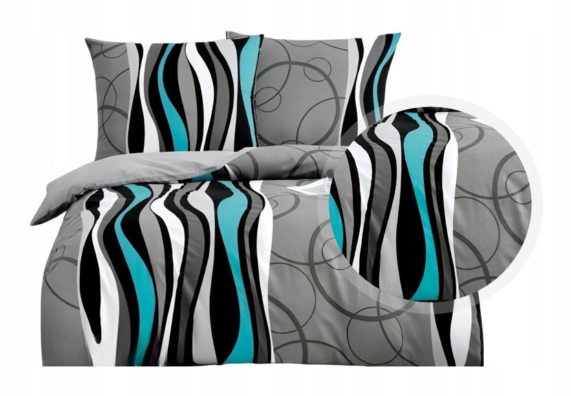 Komplet pościeli Elway kołdra 160 x 200 cm poduszka 70x80cm 3 części
