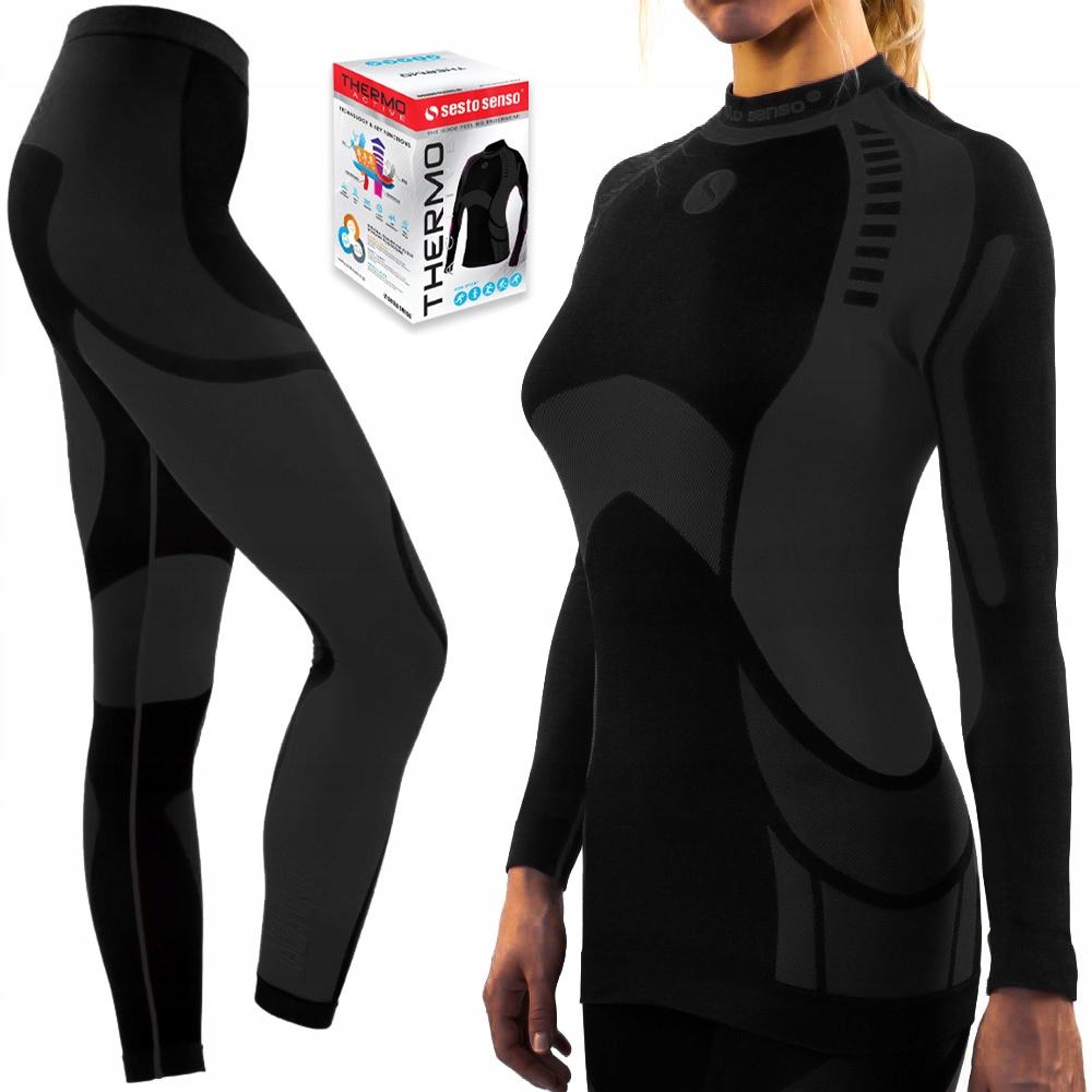 Sesto Senso dámský Termoaktivní komplet sportovní termoprádlo M