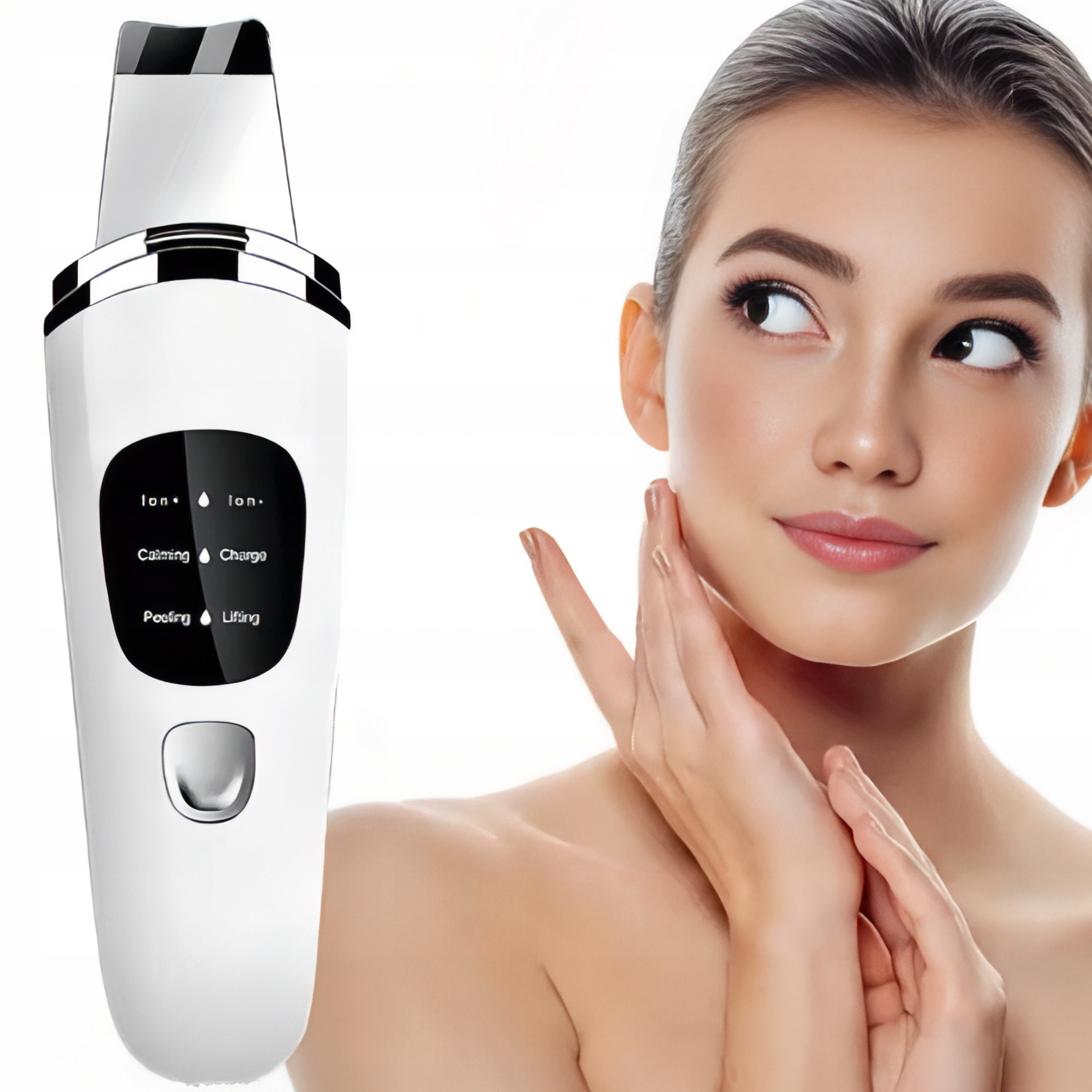 Peeling Kawitacyjny Bezprzewodowy Urządzenie Do Twarzy Ultradźwiękowy 5w1