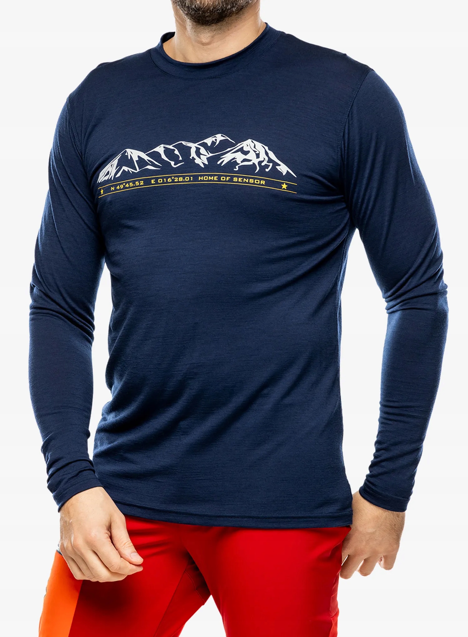 Termoaktivní Mikina Sensor Merino Active Pt Tee L/s tmavě modrá, velikost XXL