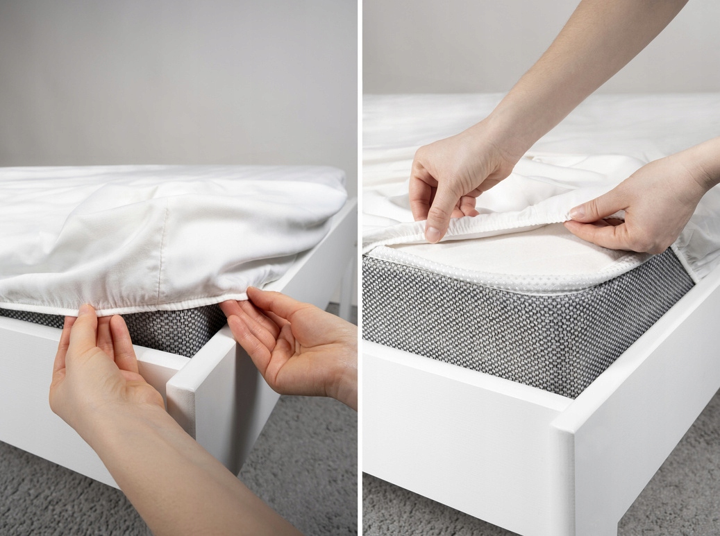 Prześcieradło satynowe z gumką 140x200 Białe 100% BAWEŁNA Kod producenta Prześcieradlo Pure