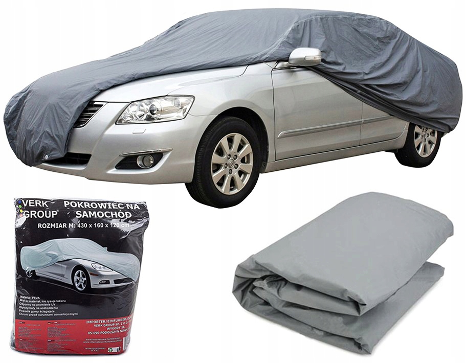 POKROWIEC PLANDEKA AUTO SAMOCHÓD WODOODPORNY ROZ M