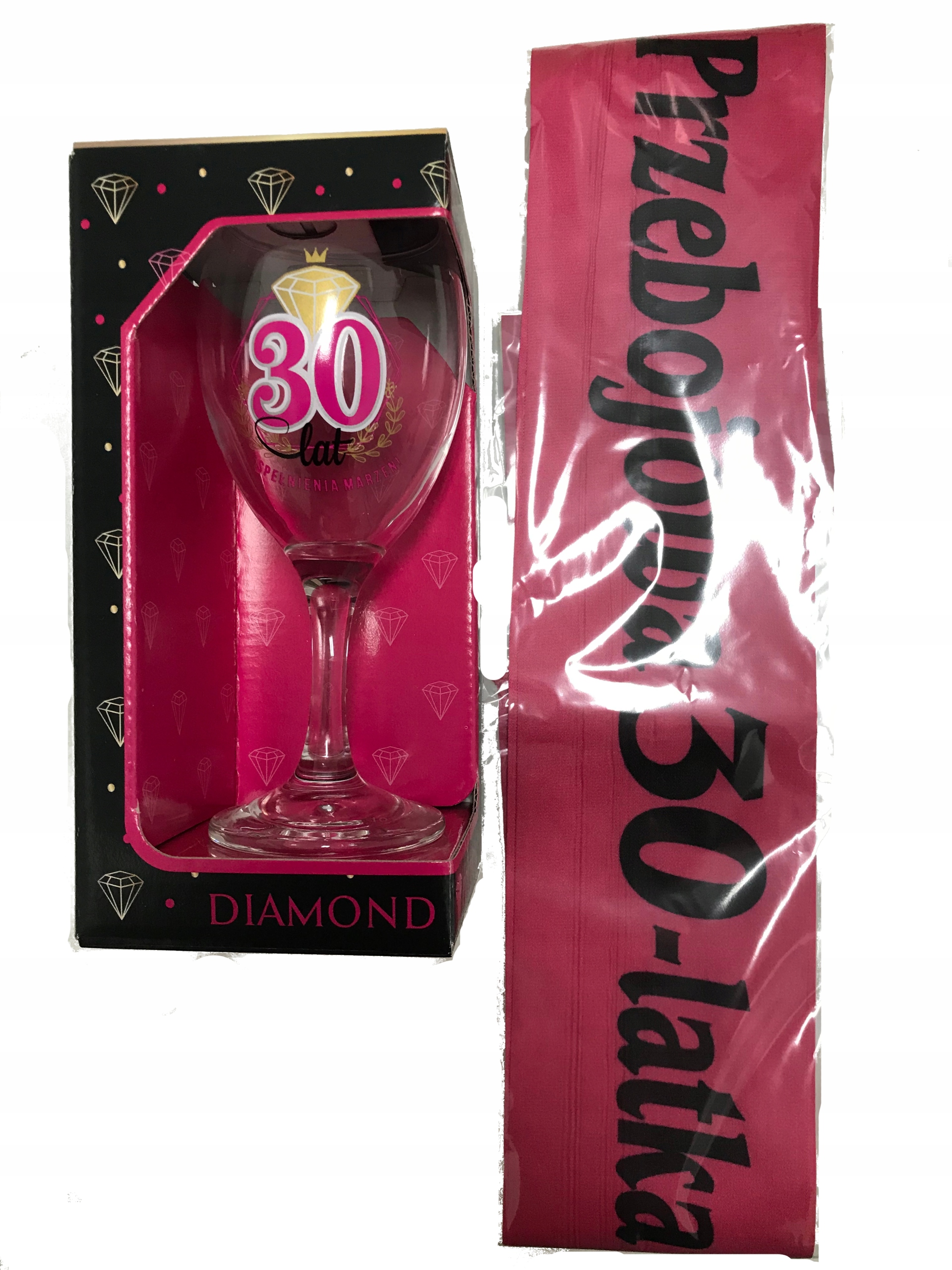 

Zestaw Kieliszek Do Wina Diamond Szarfa na 30 ur