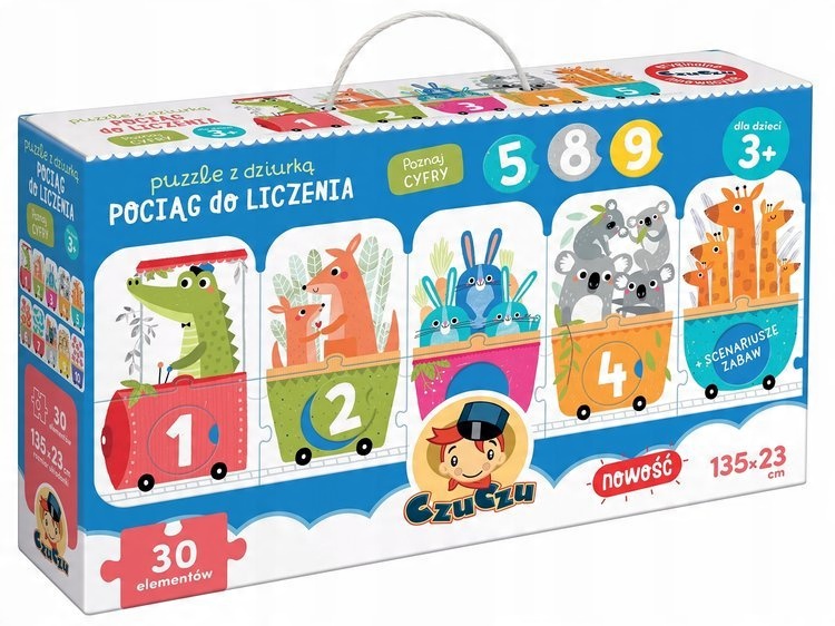 

Czu Czu Puzzle Z Dziurką Pociąg Do Liczenia 30 El