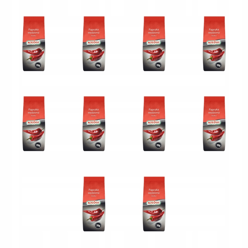 Kotanyi Papryka słodka wędzona 70g X10