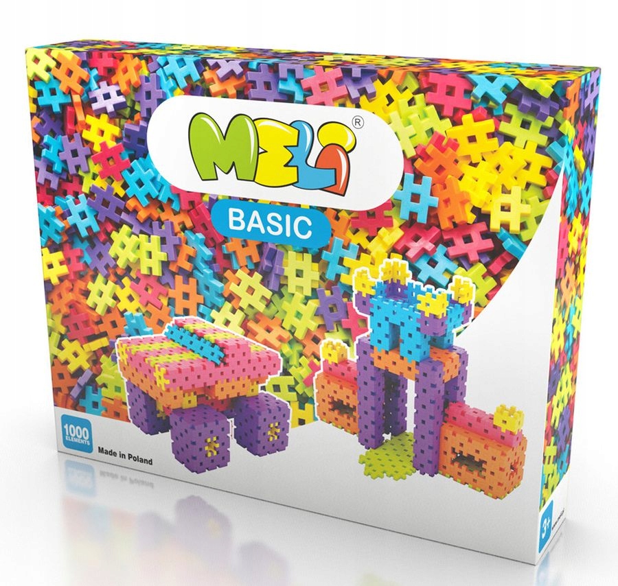 

Klocki Wafle Meli Basic 1000 Elementow 50015