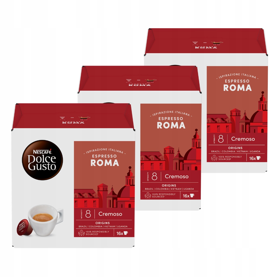 Nescafe Espresso Roma 3 x 16 kapsułek