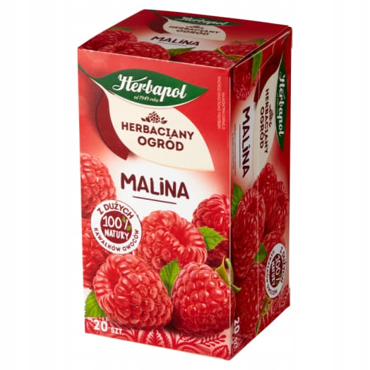 Levně Čajová Zahrada Čaj Malinová 20 sáčků ex.