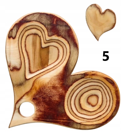 PATERA TACA do serwowania SERCE Praktyczny Prezent Linia DEKODESKI