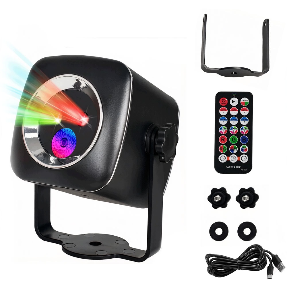 Rgb laserový projektor, světelný efekt Dj, diskotéka, párty osvětlení