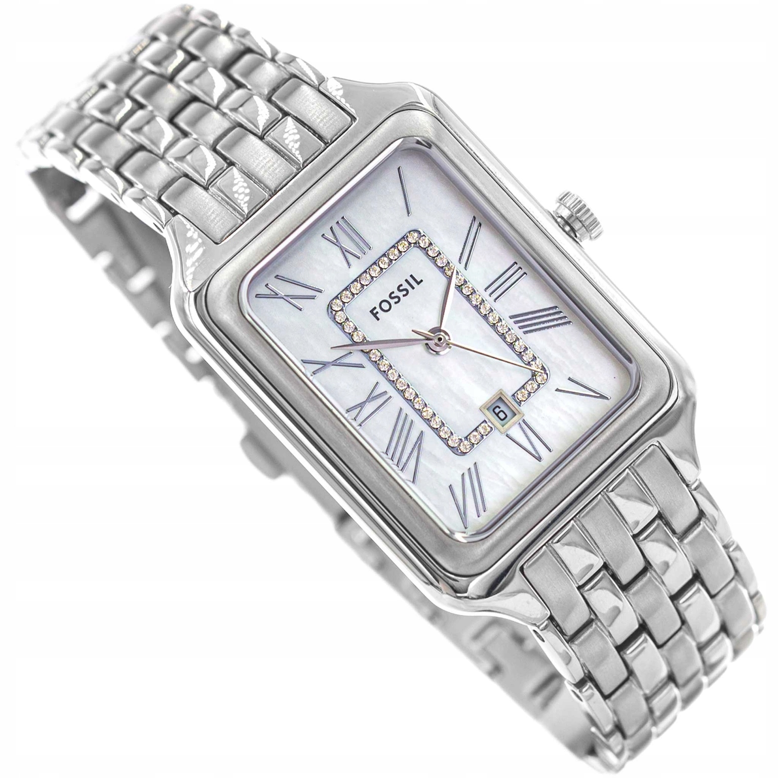 Dámské Hodinky Fossil ES5306 Raquel S Krystaly Na Náramku A Datem