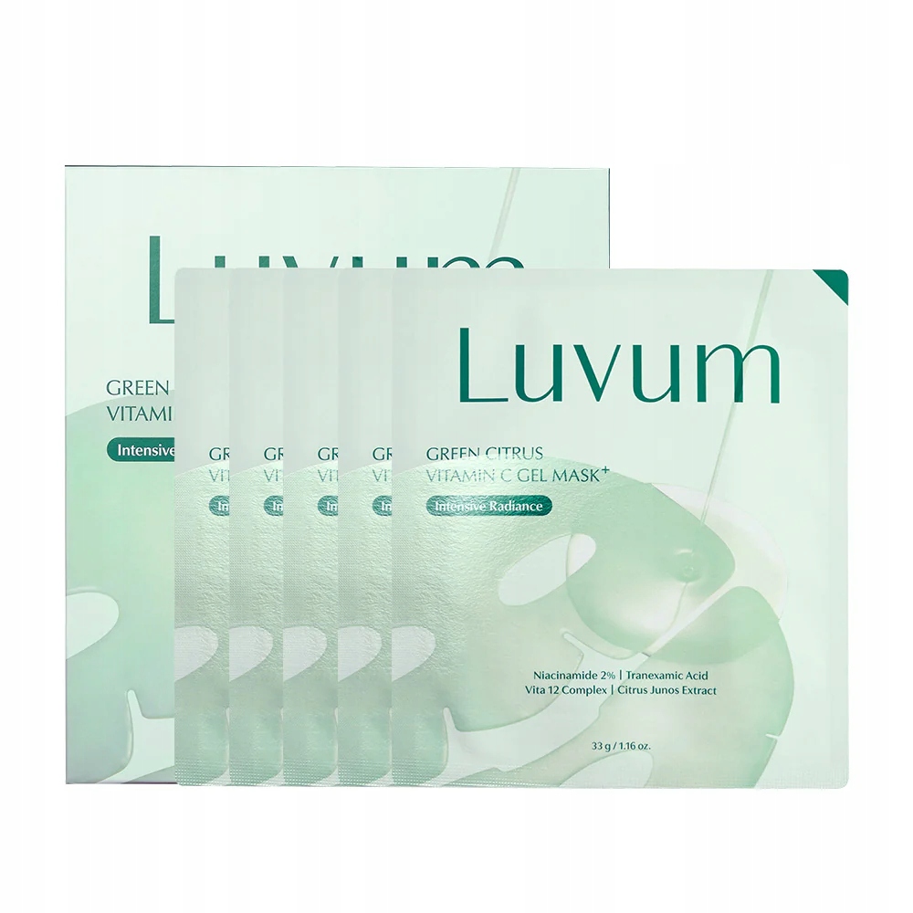 Luvum Green Citrus Vitamin C Gel Mask 5 ks