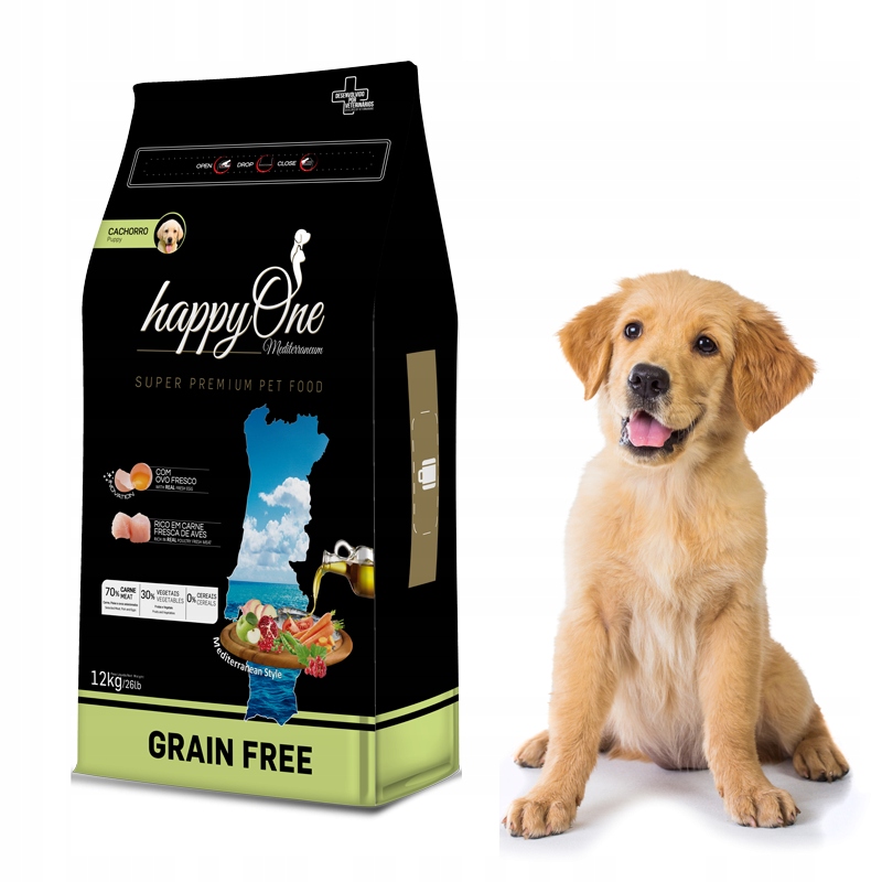 Levně HappyOne Grain-Free Mediterraneum Puppy 12 kg
