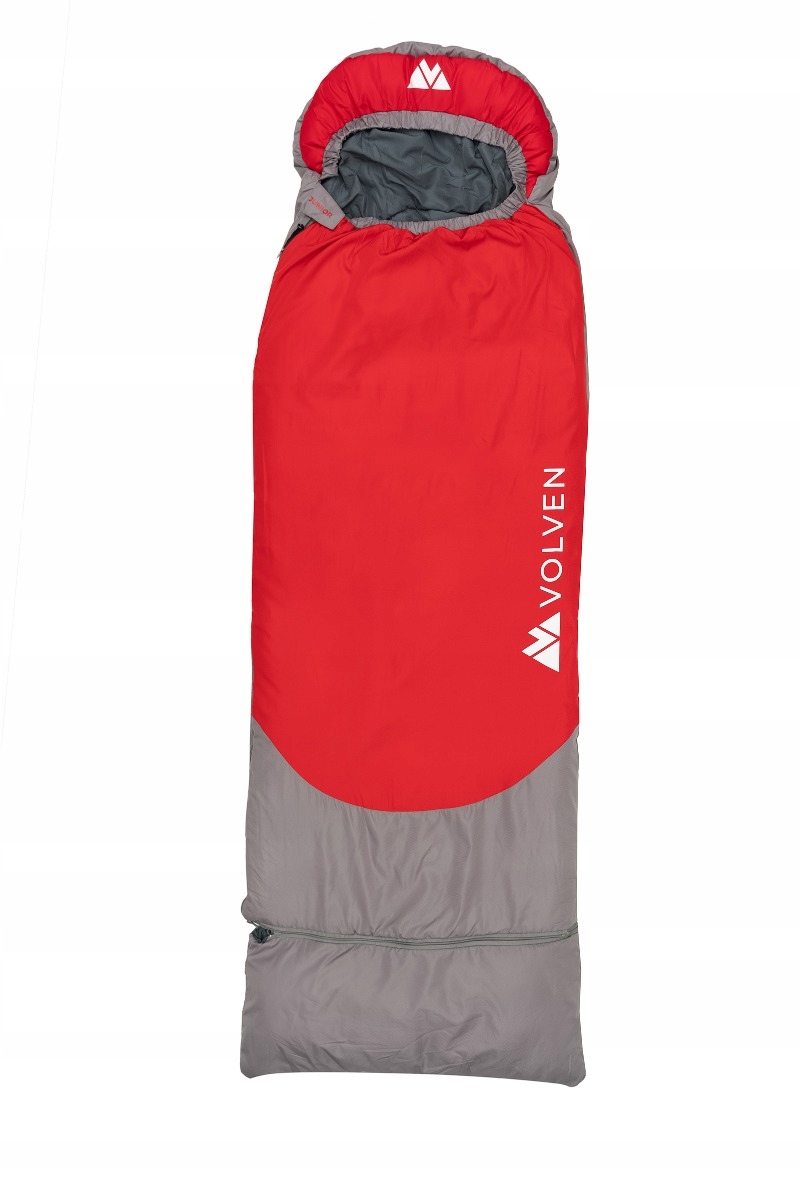 Turistický spací pytel Volven Junior Červený pravý