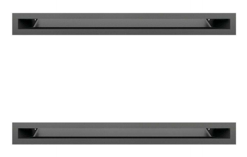 Krbová mriežka Luft jednoduchá grafitová 2ks 6x60