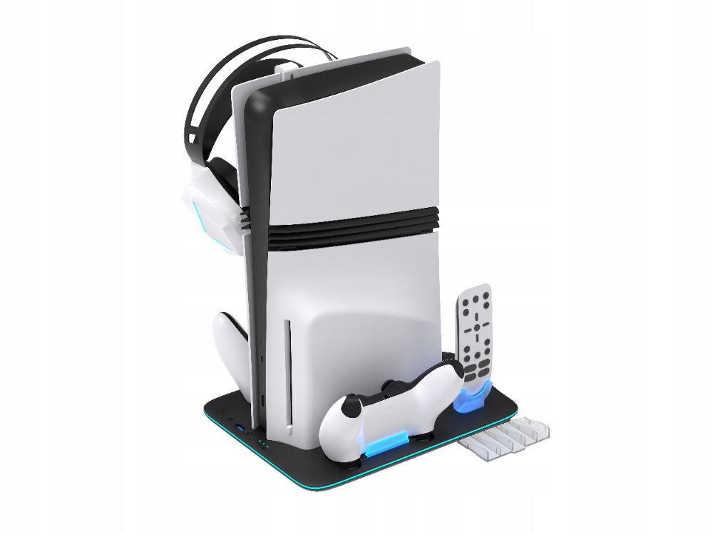 Podstawka chłodząca do PS5 stacja ładująca do PS5 Slim Digital Slim Blu-Ray