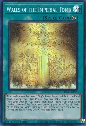 Yu-Gi-Oh! TCG: Walls of the Imperial Tomb (PHNI)