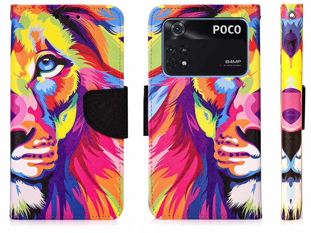 

Etui Portfel Case Do Xiaomi Poco M4 Pro 4G Szkło