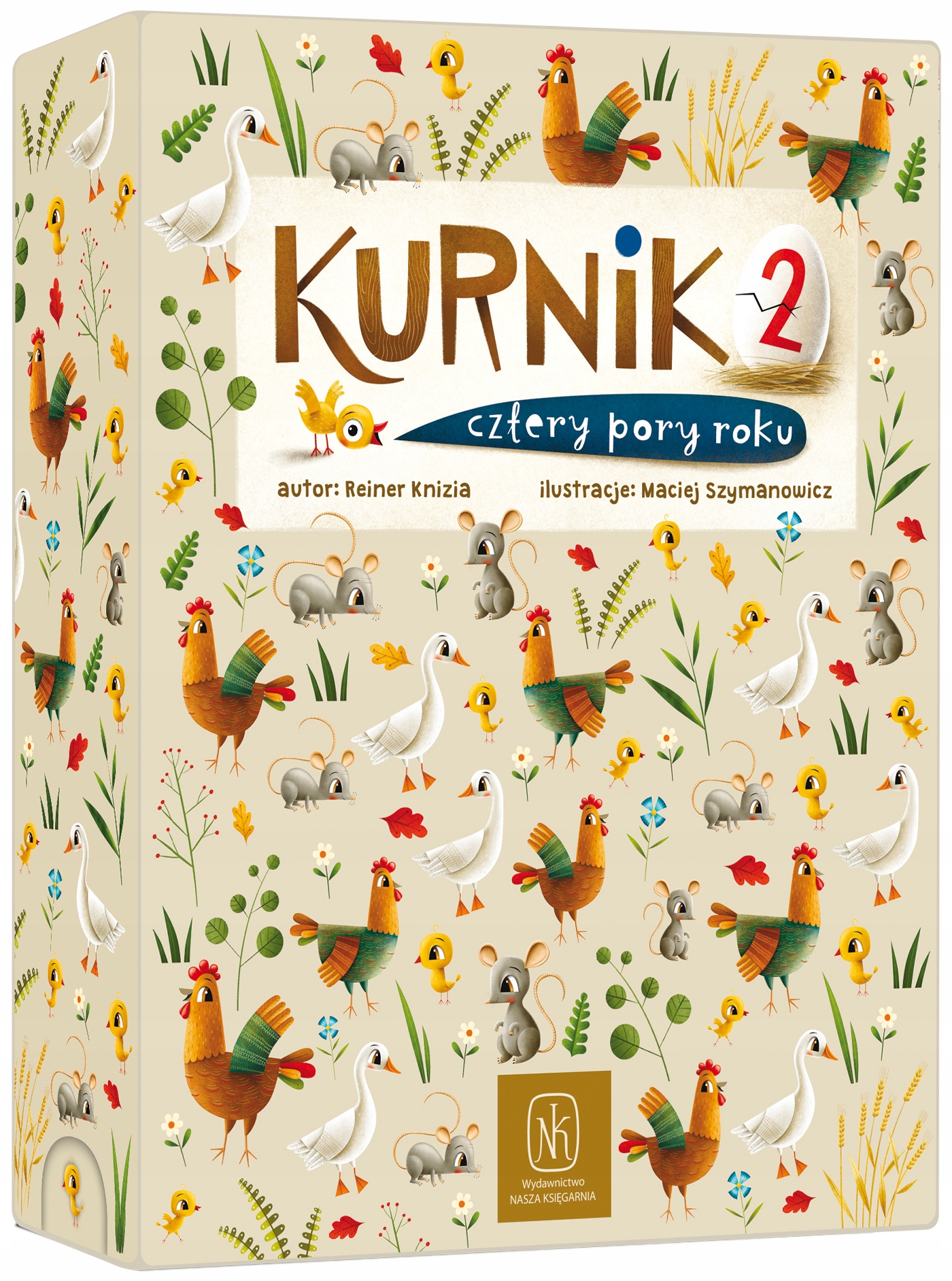 Kurnik 2 Cztery Pory Roku Gra Planszowa Dla Dzieci 5+ Nasza Księgarnia