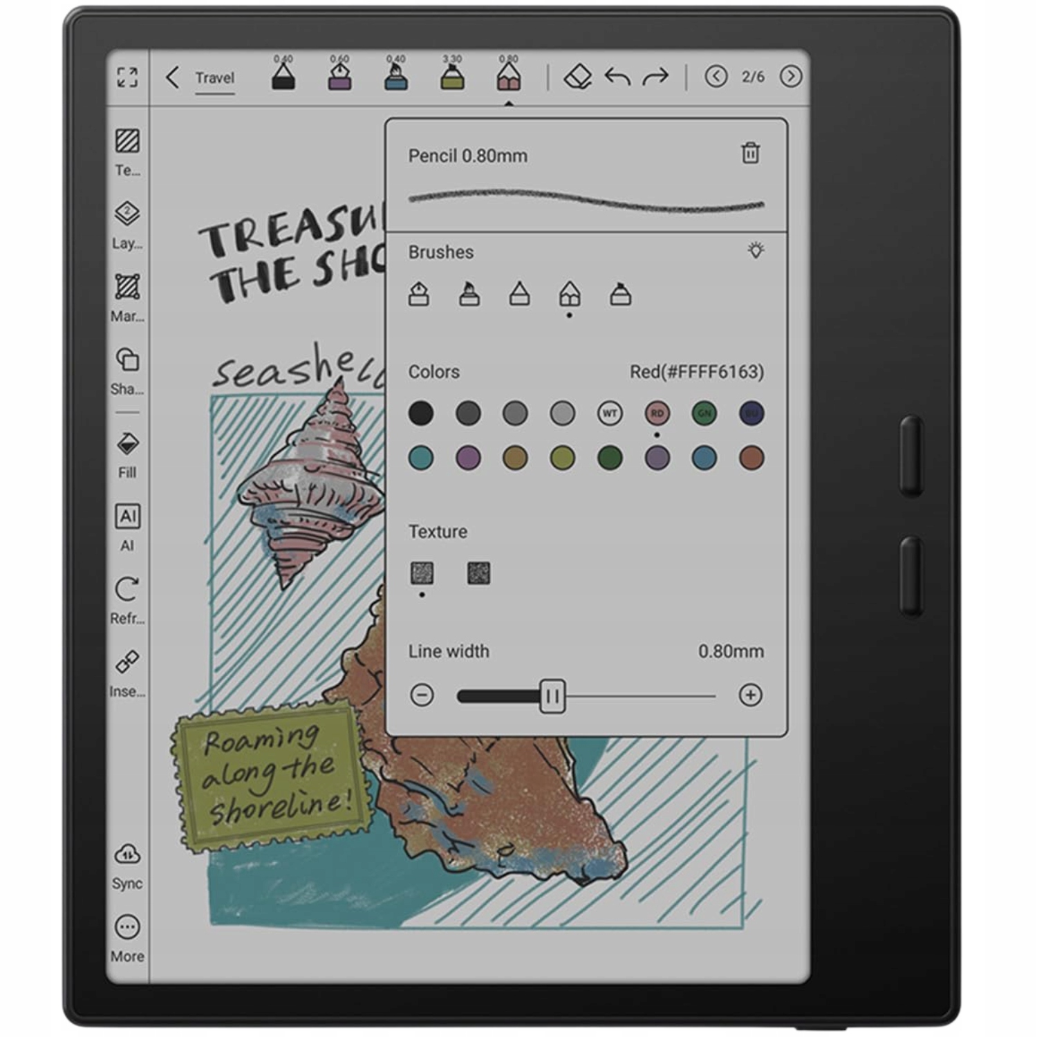 Čtečka Ebook Tablet Onyx Boox Go Color 7 Gen II 64GB 7 Cali Černá