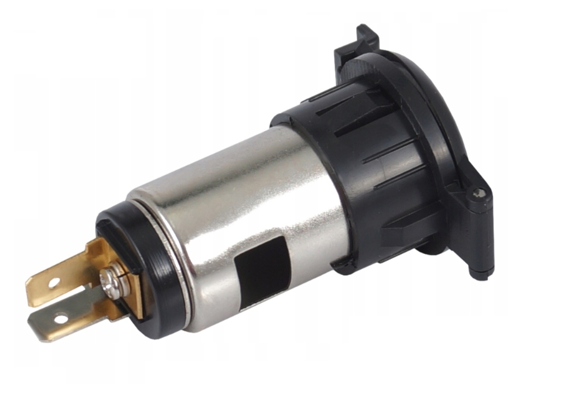 GNIAZDO ELEKTRYCZNE DO ZABUDOWY Z POKRYWĄ 12V 120W ZAPALNICZKI SAMOCHODOWE