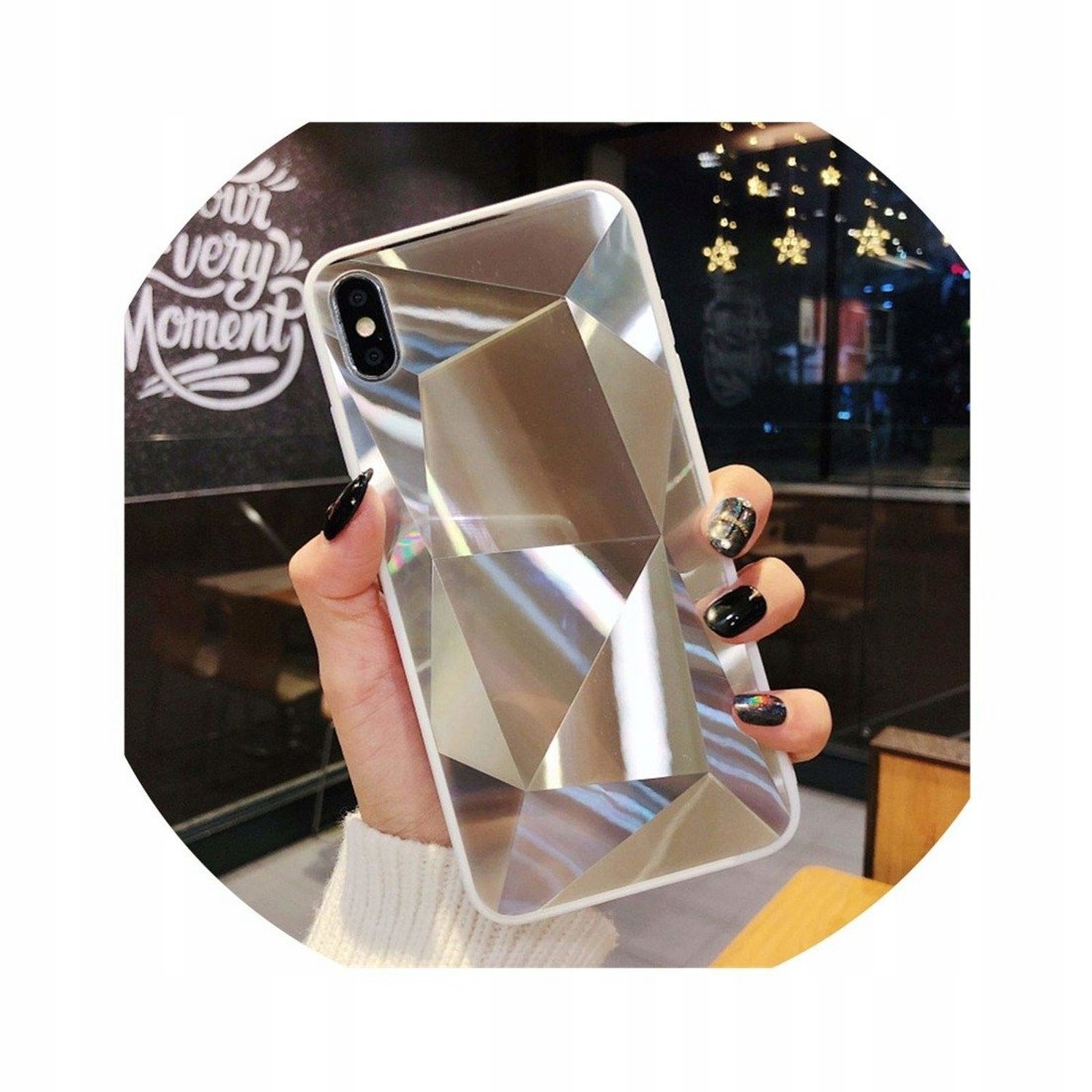 

Etui 3D Lustro Mirror do Samsung S10e białe