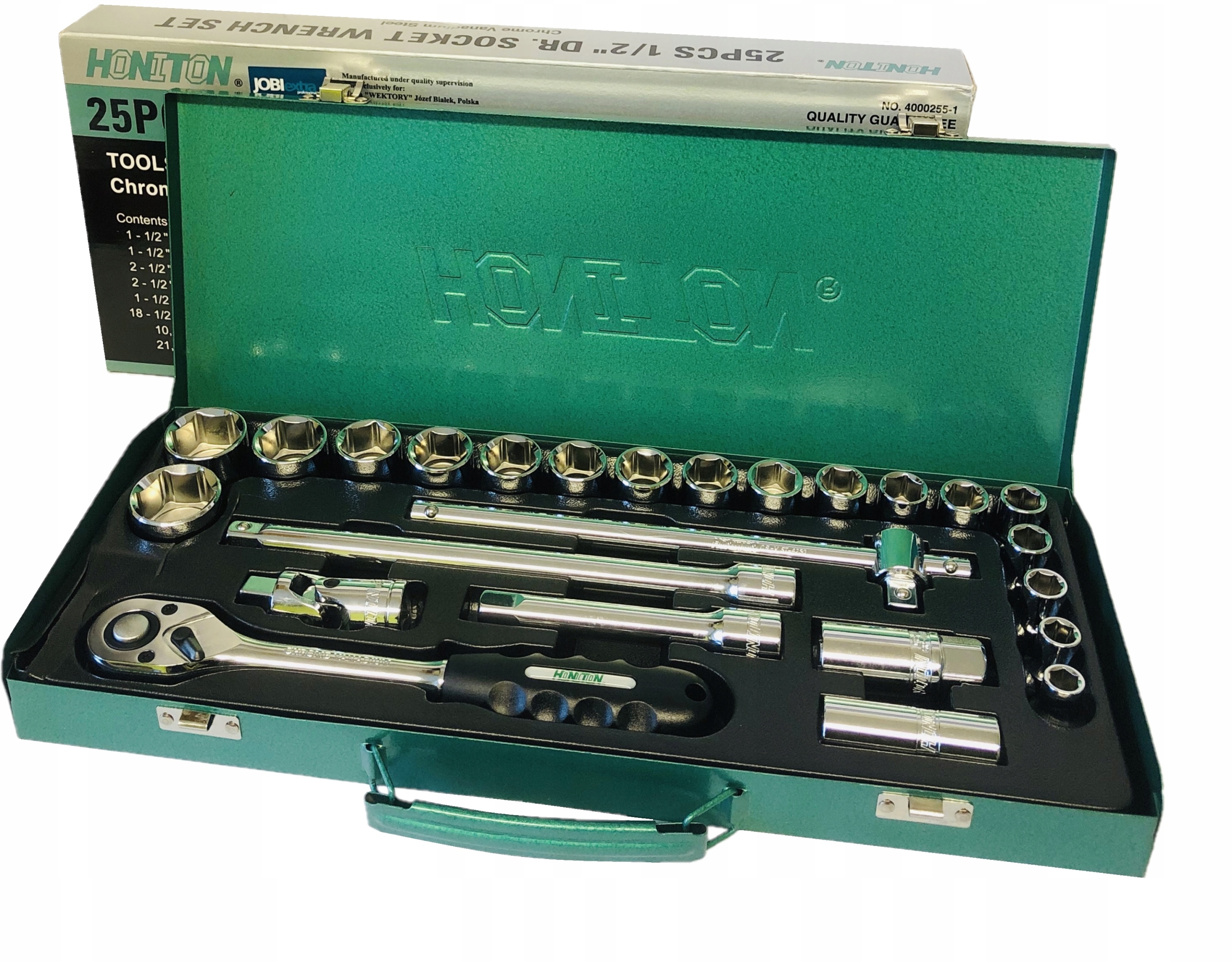 

Honiton Klucze nasadowe zestaw 1/2'' 25 szt