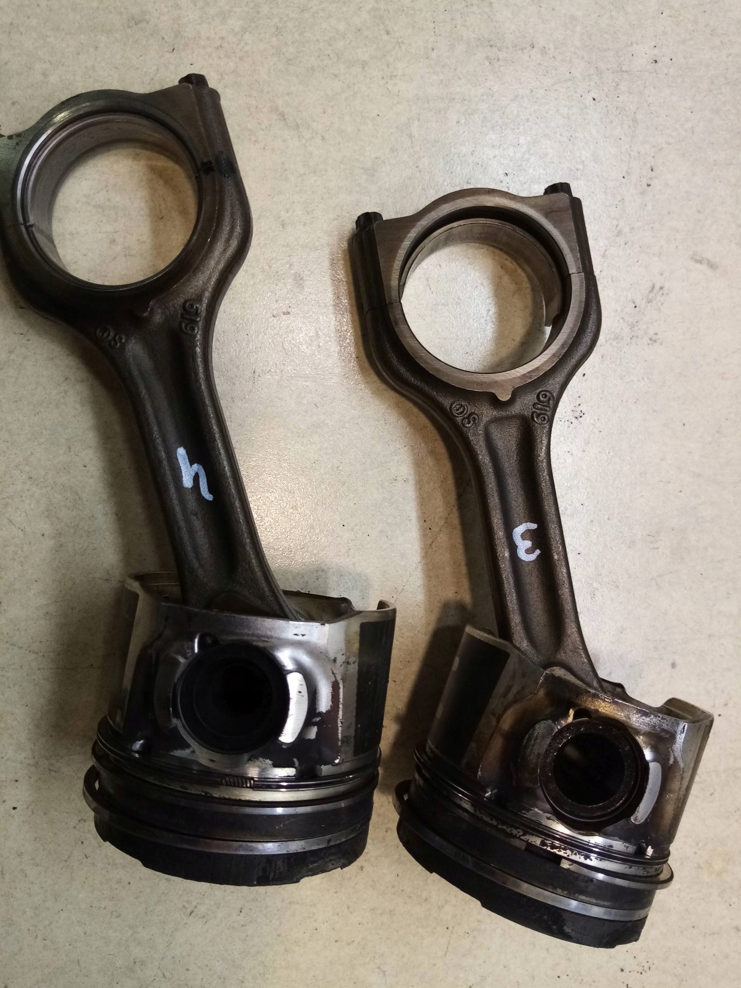 piston connecting rod MAZDA 3 1.6 TDCI