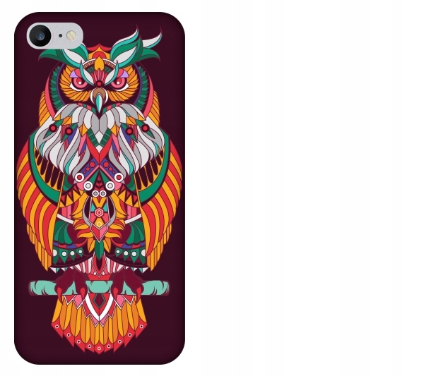 

Etui pokrowiec iPhone 8 Sowa mandala
