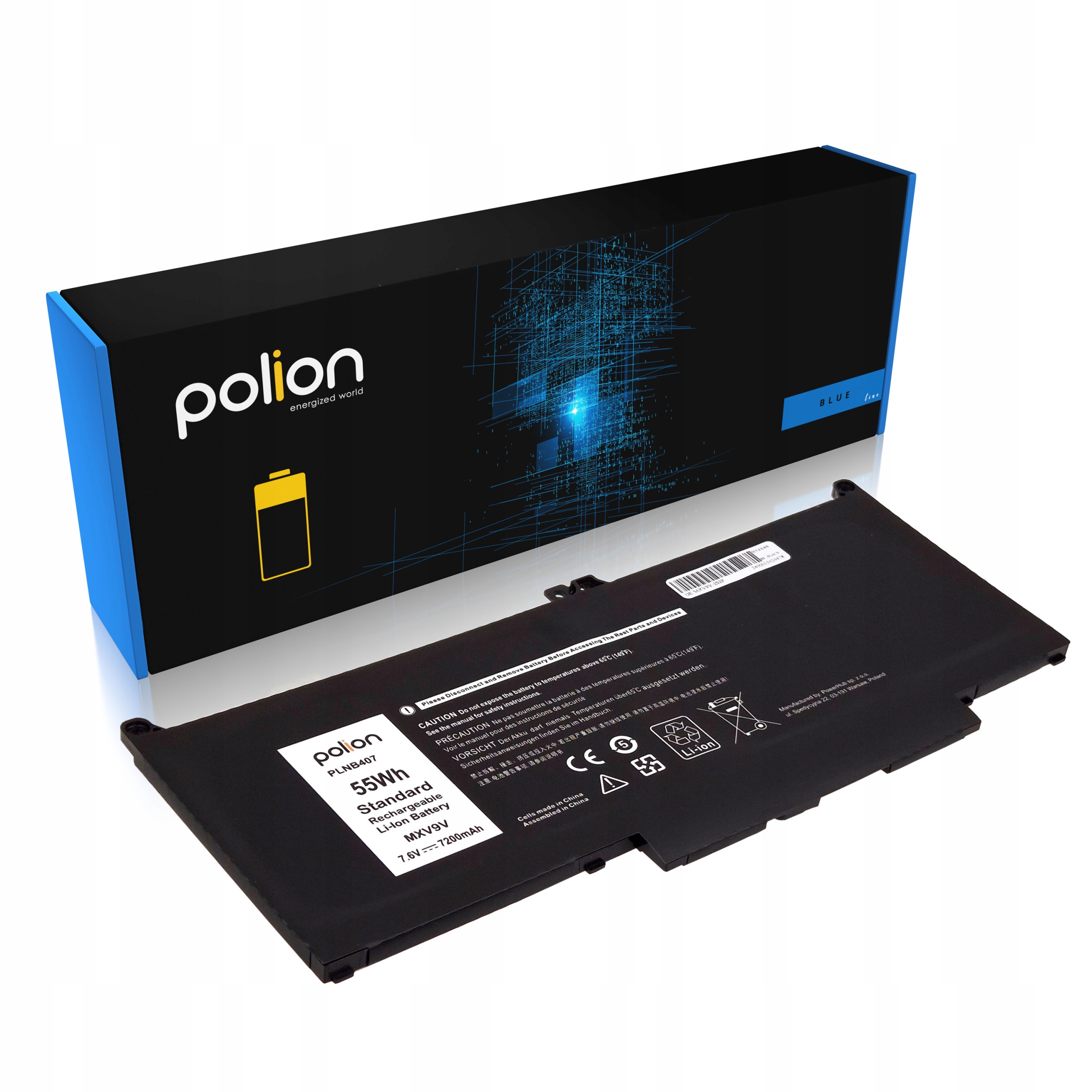 Baterie MXV9V pro Dell Latitude 5300 5310 7300 7400