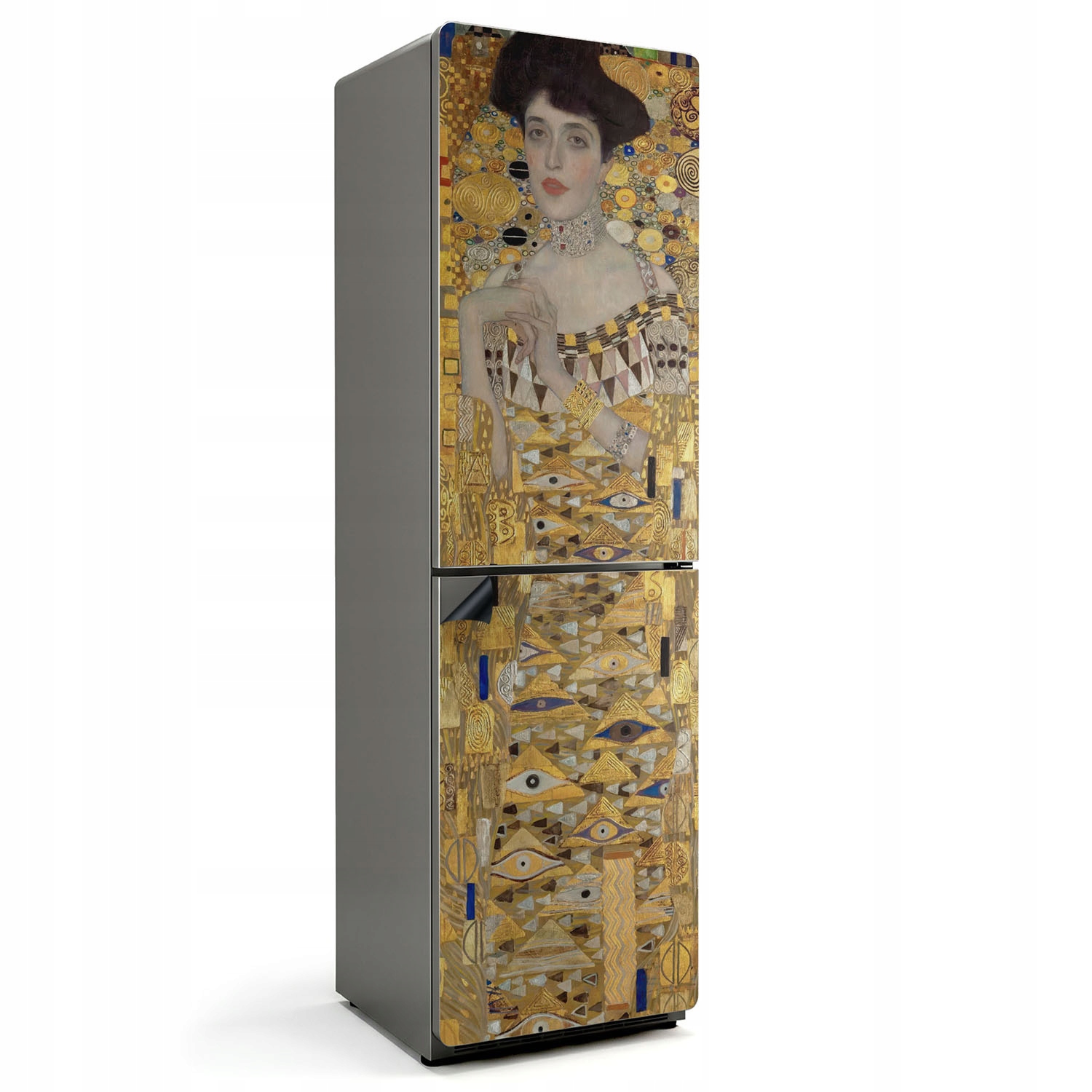 Ochranná dekoratívna podložka na chladničku s magnetom Portrét Adele Gustav Klimt