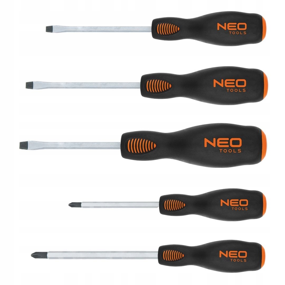 Sada šroubováků Neo Tools 5 ks s magnetickou koncovkou 04-240