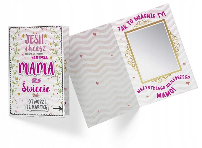 

Dla Mamy kartka z niespodzianką zabawna DK763