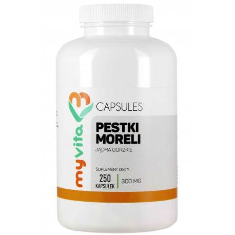 Pestki moreli 300mg 250 kaps. MYVITA