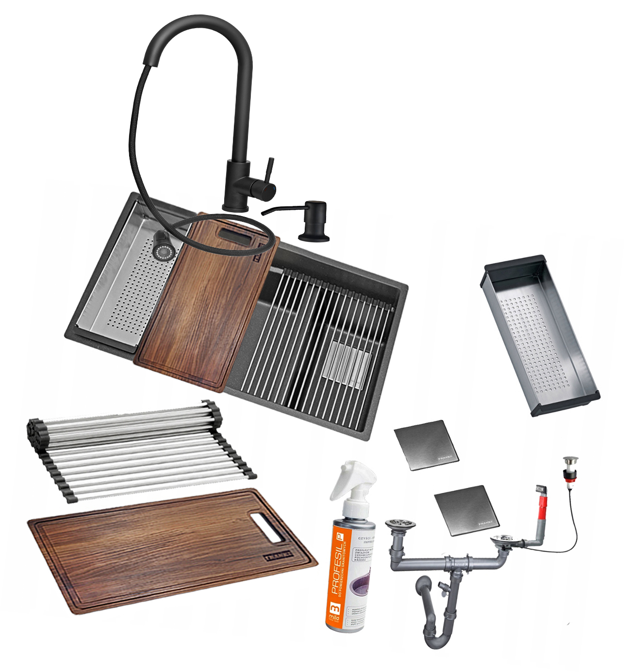 ZLEW.FRANKE KNG-120 +BAT.JULIA+DOZOW. ZESTAW FULL