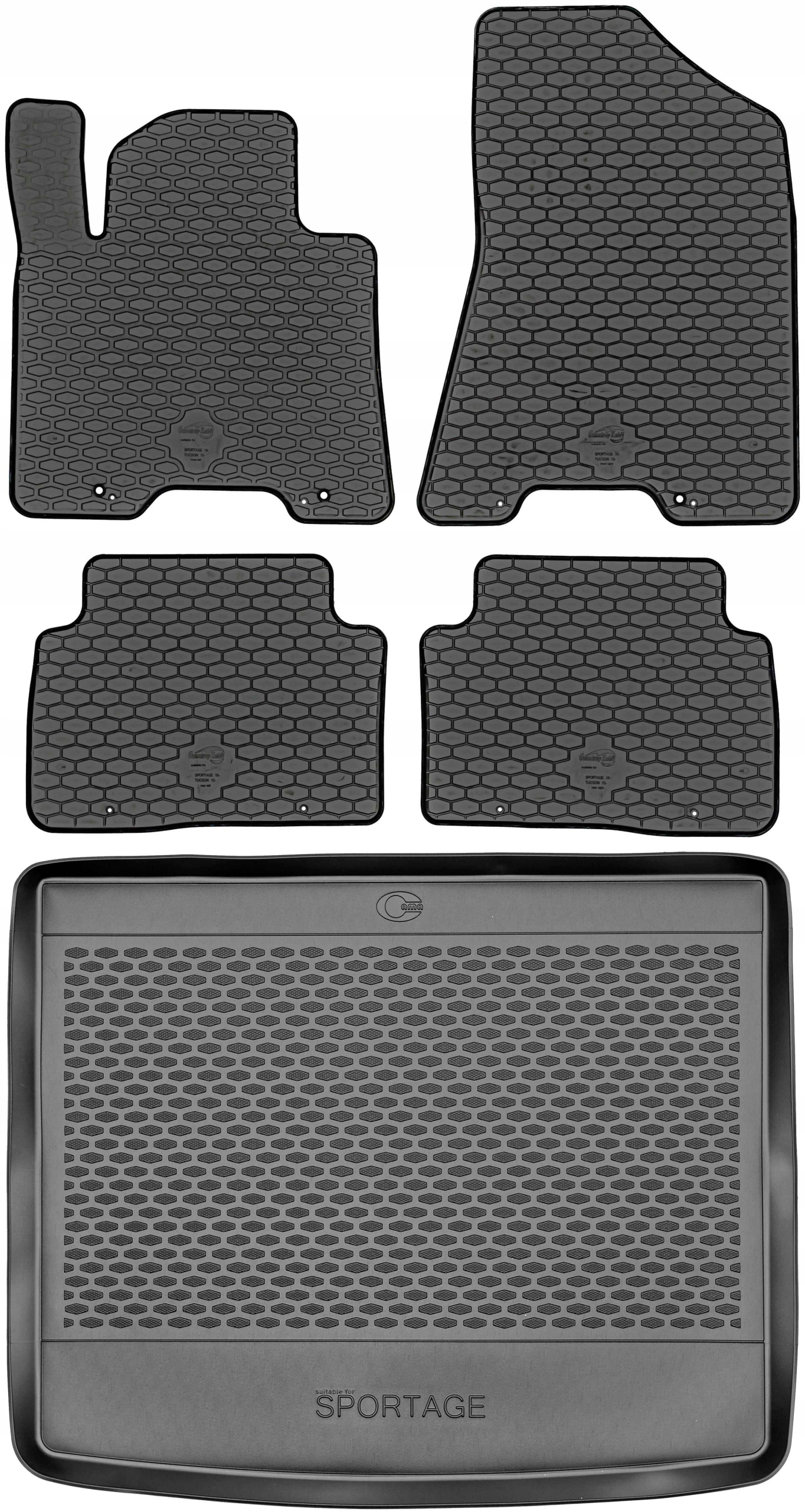 Kia Sportage IV Suv 16-21 Koberce batožinový priestor