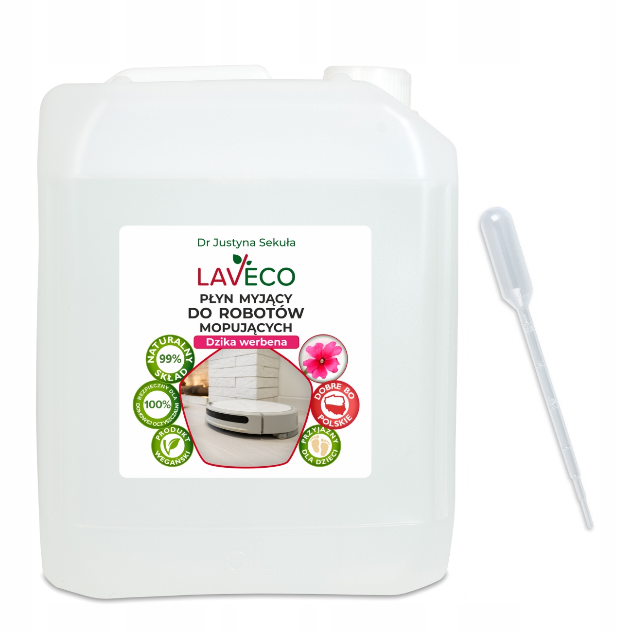 Levně 5 l Dedikovaná kapalina pro mopovací robot a mycí vysavač