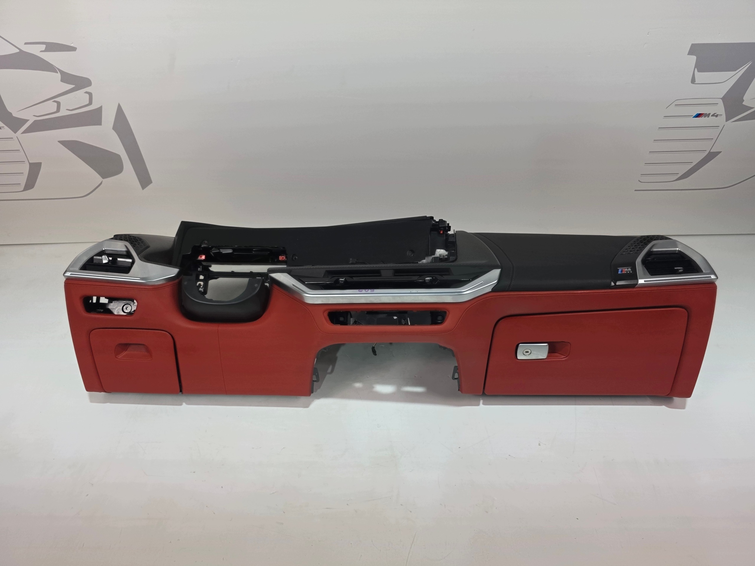dashboard console HEAD-UP HUD BMW G09 SAKHIR ORANGE BLACK
