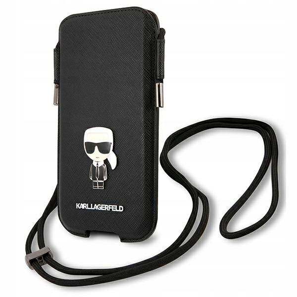 Kabelka Karl Lagerfeld pro telefon do 6.9" Pošťačka Pouzdro na iPhone