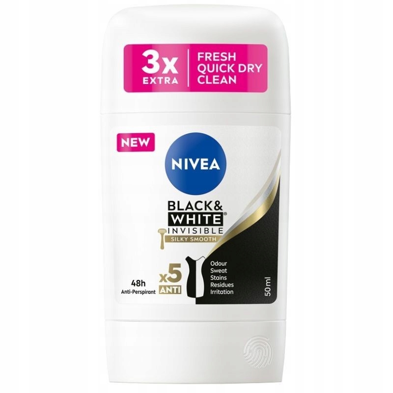 

Nivea Black & White Silky Smooth antyperspirant
