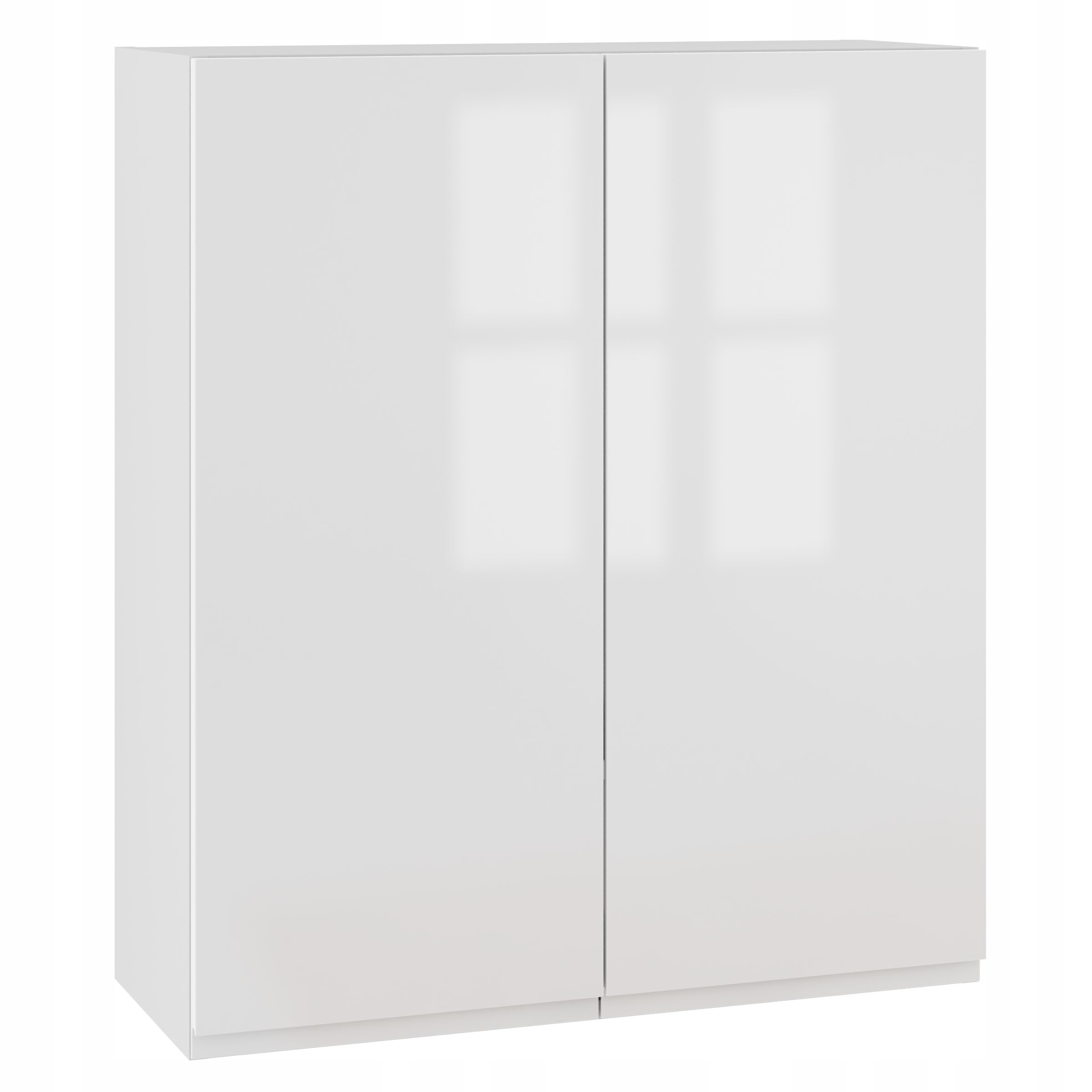 Kuchyňská skříňka 80/92 horní bílá bezúchytková Akryl