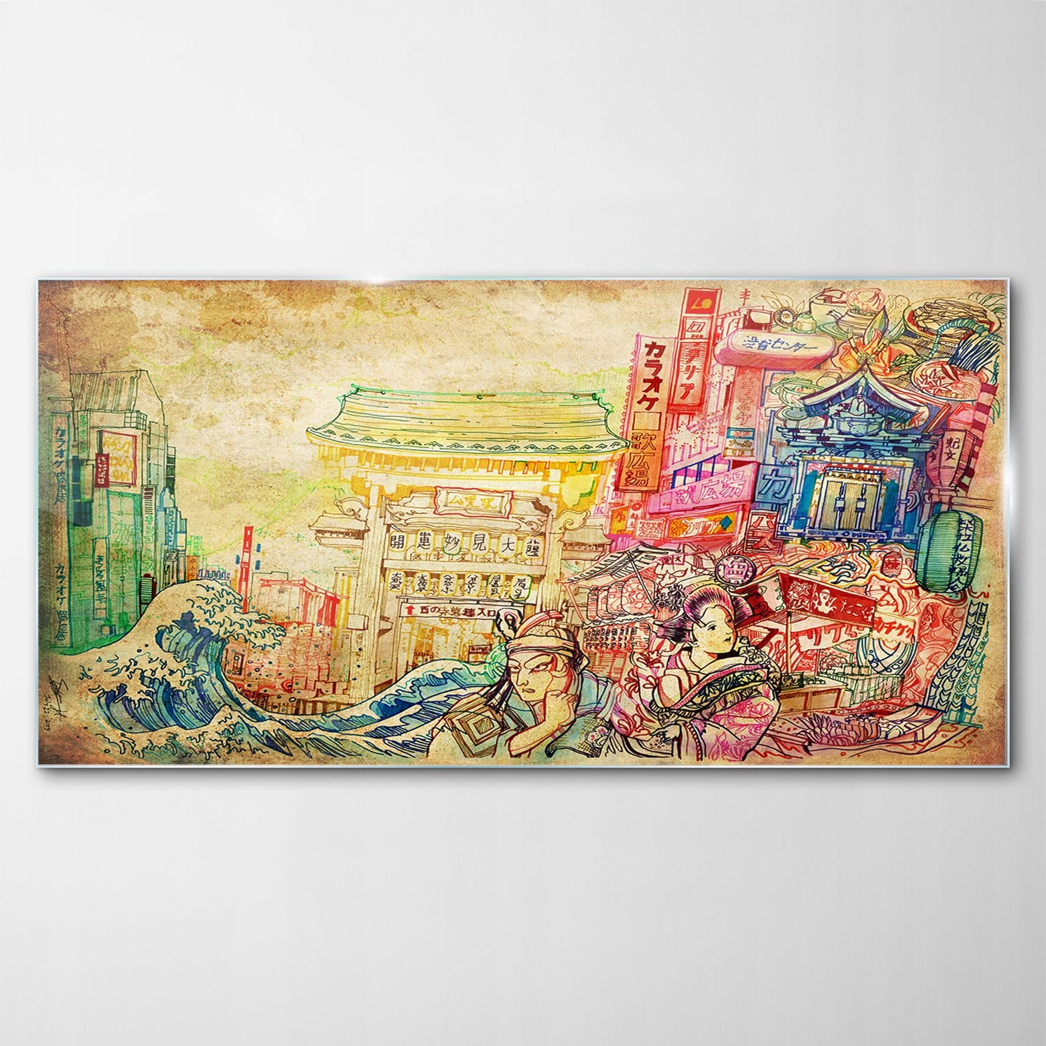 

Hartowany Obraz Szklany Japonia Art Sztuka 100x50